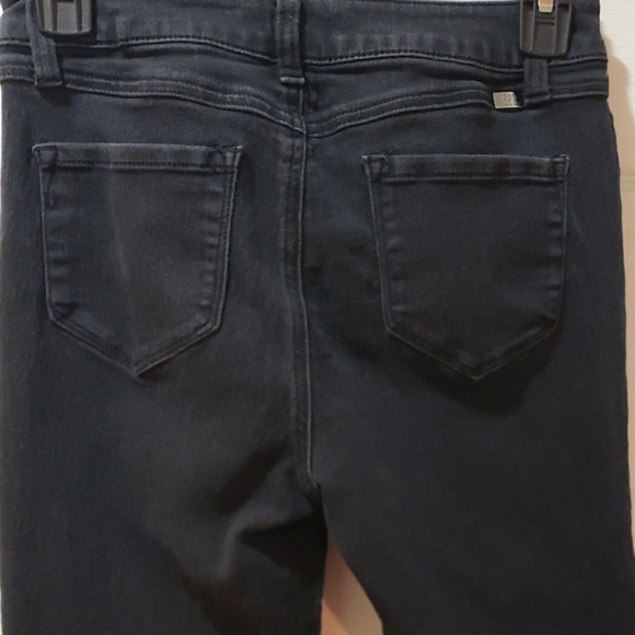 1822 Denim Women's Dark Black Bootcut Jeans Size 4 - Picture 4 of 7